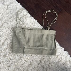 Sunday Best Sage Green Crop Cami